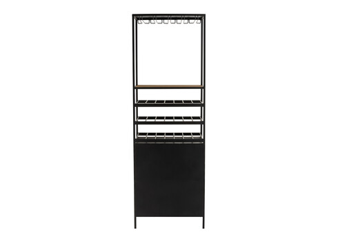 Veinikapp TEMPRA pruun / must, 60x43xH180 cm
