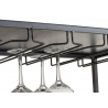 Veinikapp TEMPRA pruun / must, 60x43xH180 cm