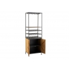 Veinikapp TEMPRA pruun / must, 60x43xH180 cm