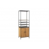 Veinikapp TEMPRA pruun / must, 60x43xH180 cm