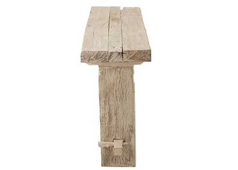 Konsoollaud BRUT kulunud valge, 150x37xH77 cm