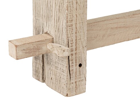 Konsoollaud BRUT kulunud valge, 150x37xH77 cm