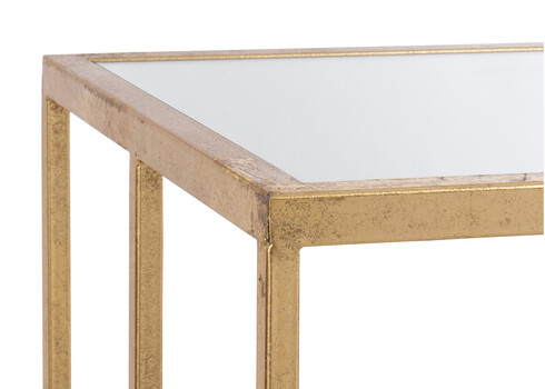 Konsoollaud AIRY kuldne, 120x40xH78 cm