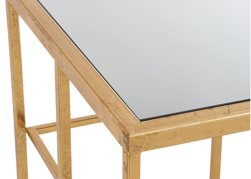 Konsoollaud AIRY kuldne, 120x40xH78 cm