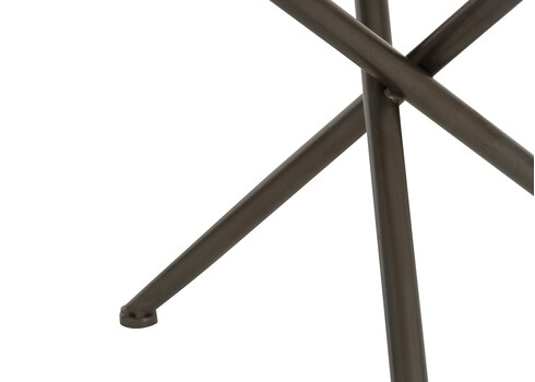 Diivanilaud EQUIS pruun / must, D50xH52 cm