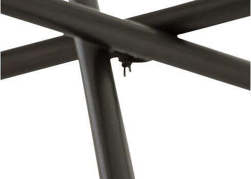 Diivanilaud EQUIS pruun / must, D100xH40 cm