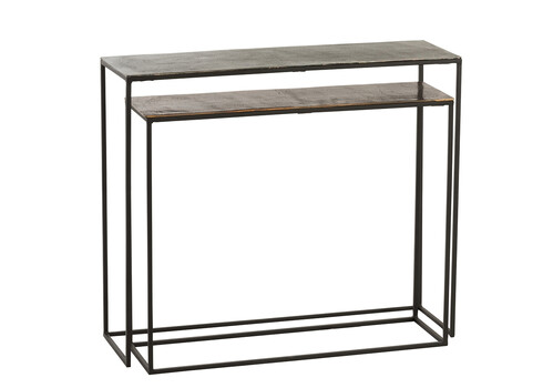 Konsoollaudade komplekt CONDO pronks / must, 2 tk