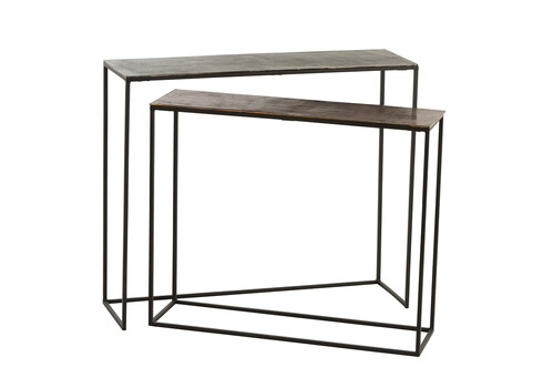 Konsoollaudade komplekt CONDO pronks / must, 2 tk