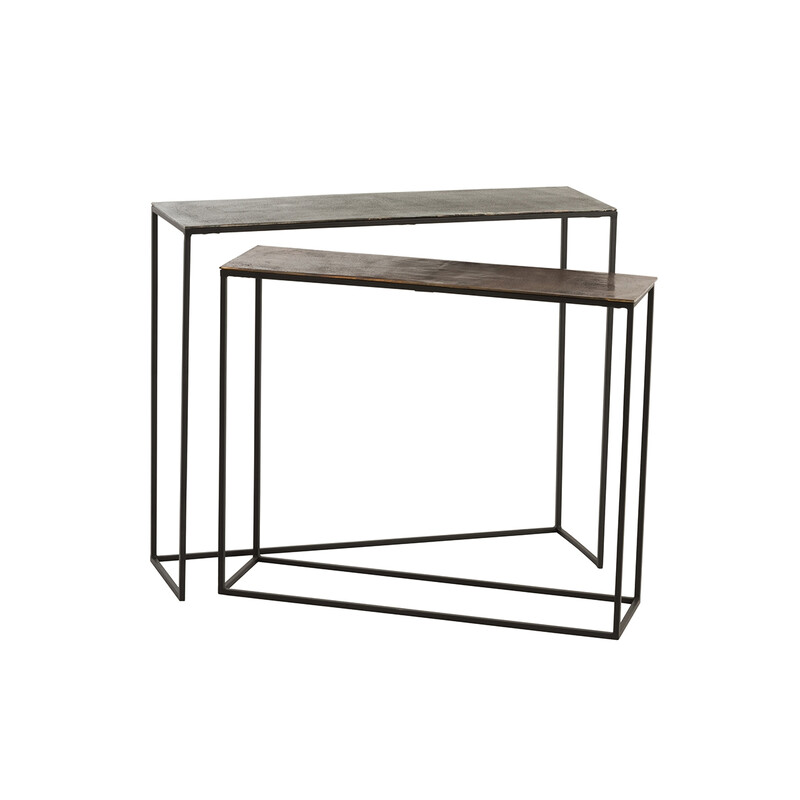 Konsoollaudade komplekt CONDO pronks / must, 2 tk