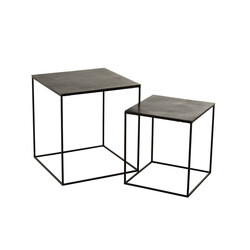 Abilaudade komplekt OXI must, 2 tk