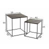 Abilaudade komplekt OXI must, 2 tk