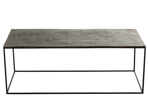 Diivanilaud OXI must, 110x49xH40 cm