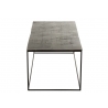 Diivanilaud OXI must, 110x49xH40 cm