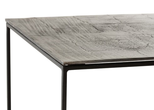 Diivanilaud OXI must, 110x49xH40 cm