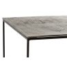 Diivanilaud OXI must, 110x49xH40 cm