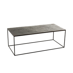 Diivanilaud OXI must, 110x49xH40 cm