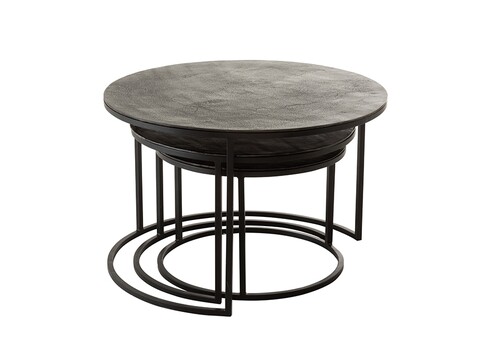 Abilaudade komplekt OXI must, 3 tk