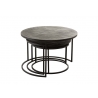 Abilaudade komplekt OXI must, 3 tk