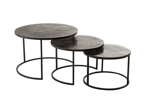 Abilaudade komplekt OXI must, 3 tk