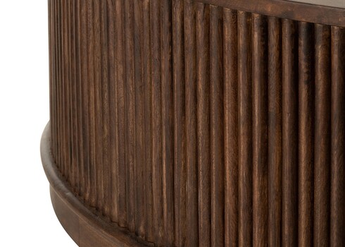 Diivanilaud REYI tumepruun, D120xH36 cm