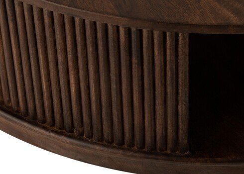 Diivanilaud REYI tumepruun, D120xH36 cm