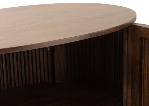 Kapp REYI tumepruun, 91x57xH101 cm