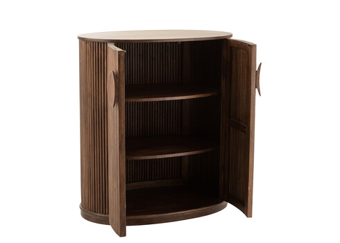 Kapp REYI tumepruun, 91x57xH101 cm