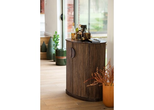 Kapp REYI tumepruun, 91x57xH101 cm