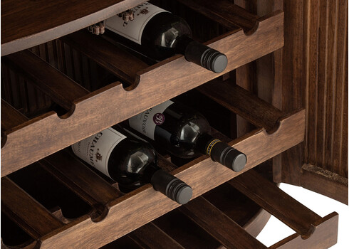 Baarikapp REYI tumepruun, 91x57xH164 cm