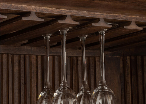 Baarikapp REYI tumepruun, 91x57xH164 cm