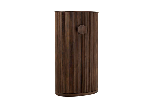 Baarikapp REYI tumepruun, 91x57xH164 cm