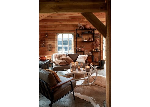 Riiul FIEN tumepruun / must, 120x30xH196 cm