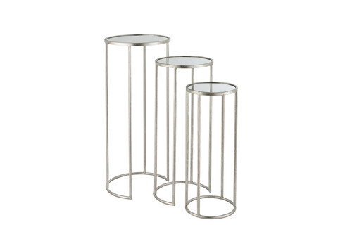 Abilaudade komplekt PLATA hõbedane, 3 tk