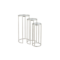 Abilaudade komplekt PLATA hõbedane, 3 tk