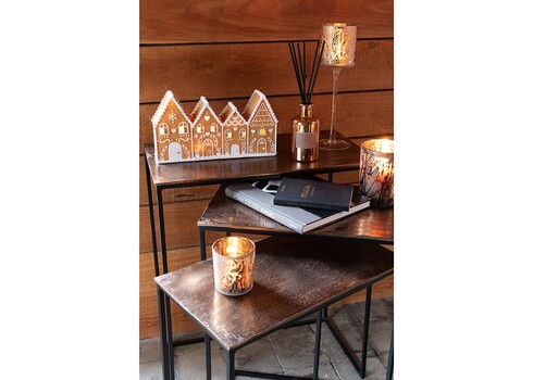 Abilaudade komplekt COBRE roostepruun / must, 3 tk