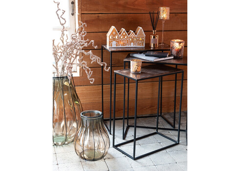 Abilaudade komplekt COBRE roostepruun / must, 3 tk