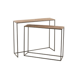 Konsoollaudade komplekt COBRE roostepruun / must, 2 tk