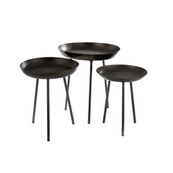 Abilaudade komplekt TRAY tumehall, 3 tk