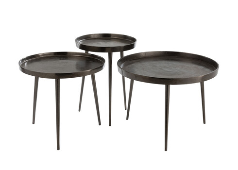 Abilaudade komplekt TRAY tumehall, 3 tk