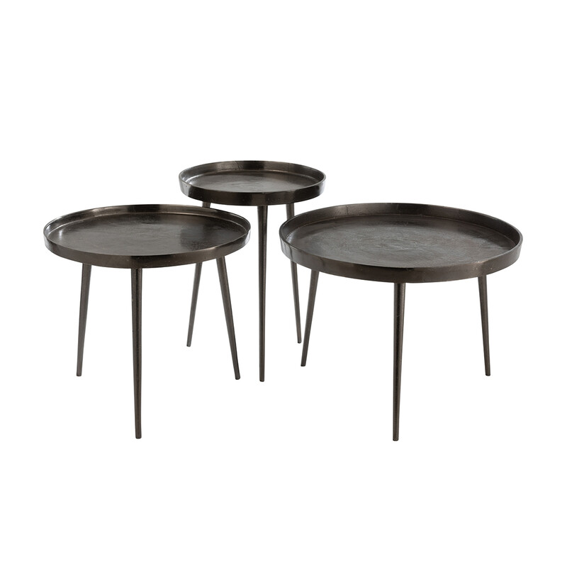 Abilaudade komplekt TRAY tumehall, 3 tk