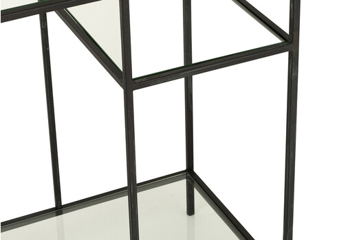 Riiul GRAN must, 181x40xH201 cm