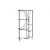 Riiul GRAN must, 181x40xH201 cm
