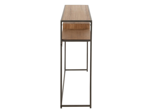 Konsoollaud PARAMO pruun / must, 120x30xH86 cm
