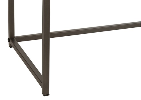 Konsoollaud PARAMO pruun / must, 120x30xH86 cm