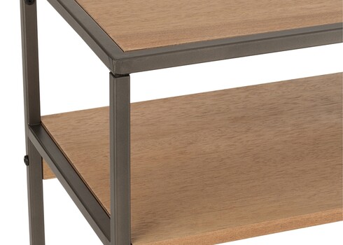 Konsoollaud PARAMO pruun / must, 120x30xH86 cm