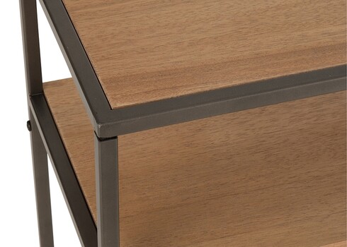 Konsoollaud PARAMO pruun / must, 120x30xH86 cm