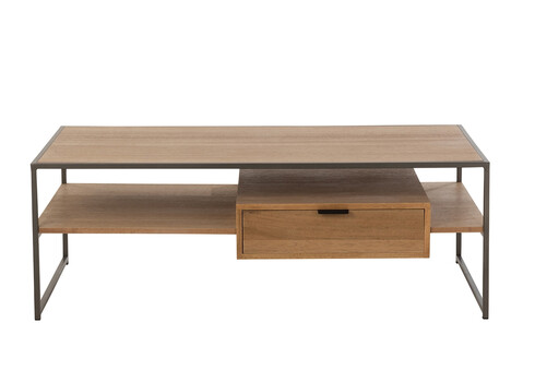 Diivanilaud PARAMO pruun / must, 120x60xH43 cm