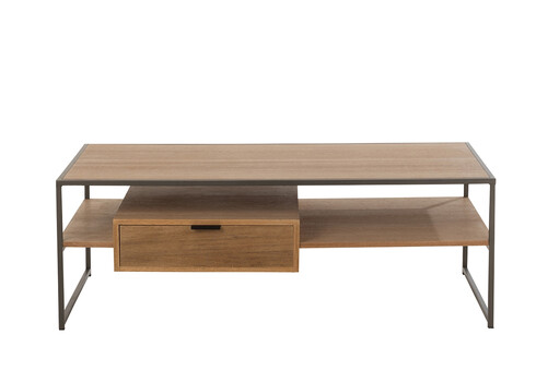 Diivanilaud PARAMO pruun / must, 120x60xH43 cm