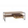 Diivanilaud PARAMO pruun / must, 120x60xH43 cm