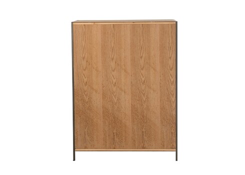 Kapp-riiul PARAMO pruun / must, 90x40xH121 cm